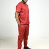 Jogger Scrubs - Maroon