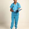 Jogger Scrubs - Ocean Blue